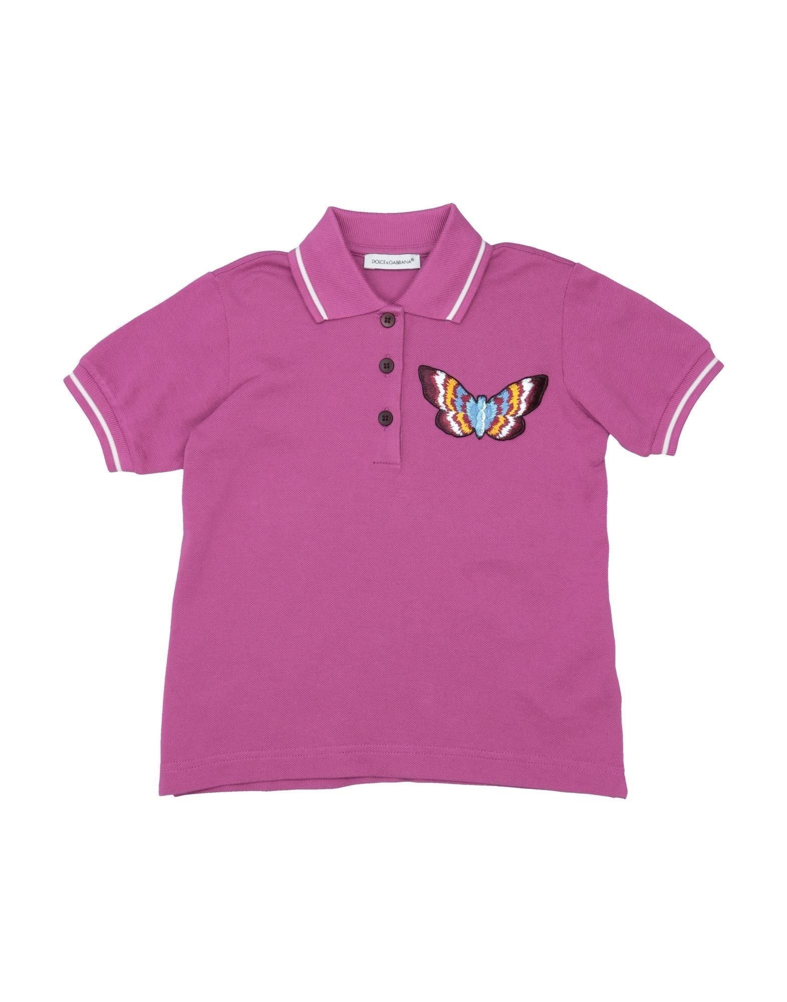 DOLCE&GABBANA Poloshirt Kinder Purpur von DOLCE&GABBANA