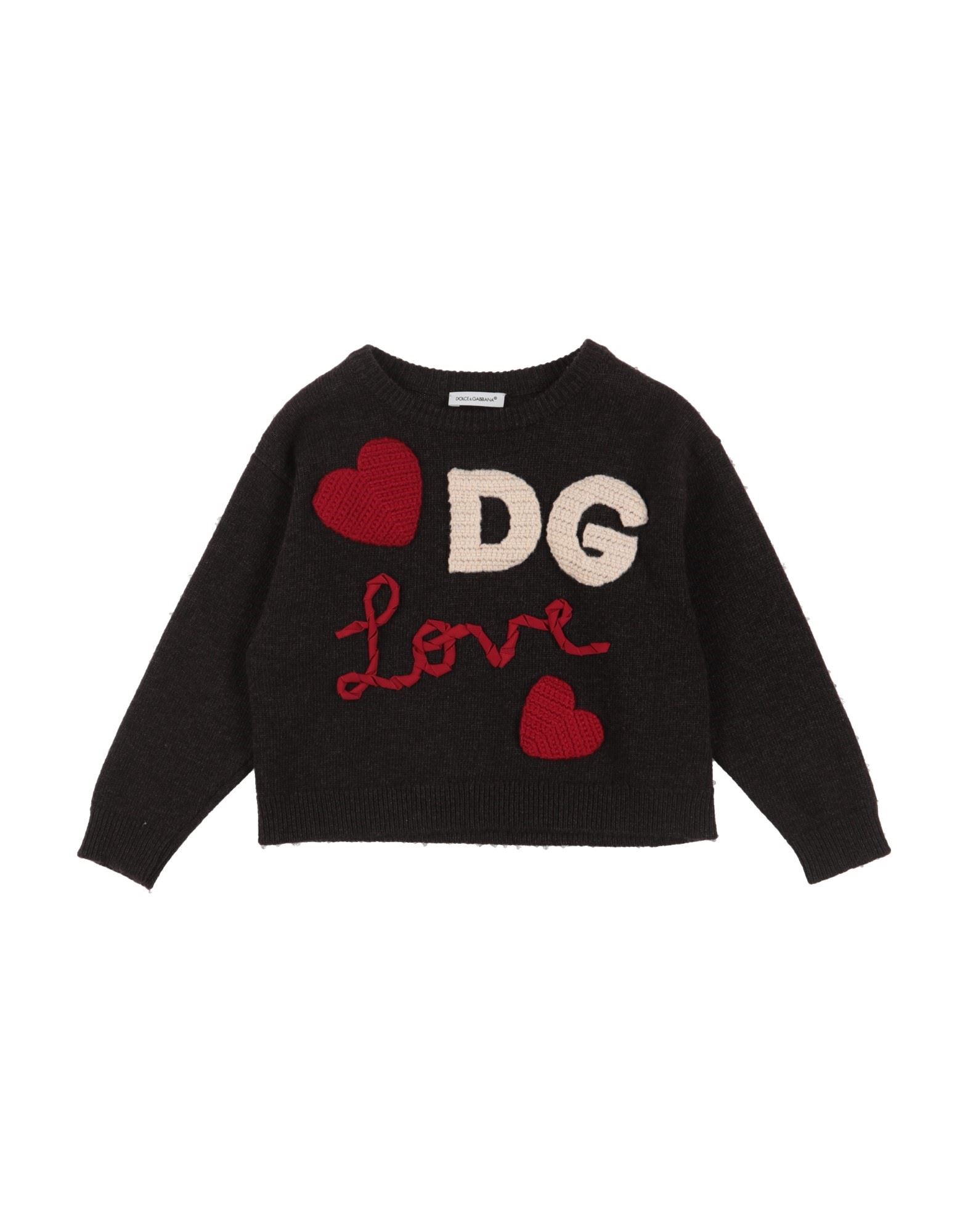 DOLCE&GABBANA Pullover Kinder Dunkelbraun von DOLCE&GABBANA