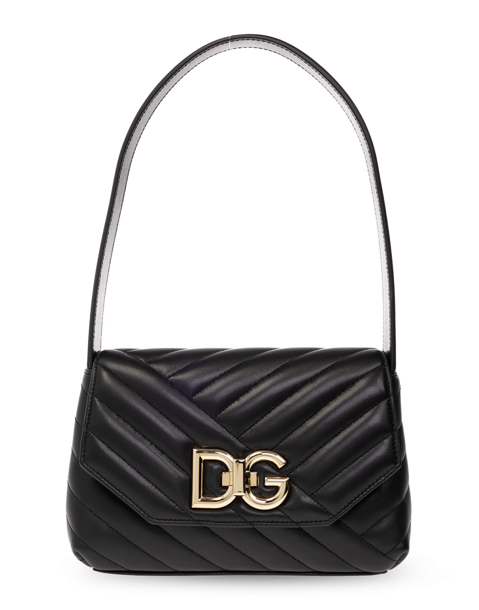 DOLCE&GABBANA Schultertasche Damen Schwarz von DOLCE&GABBANA