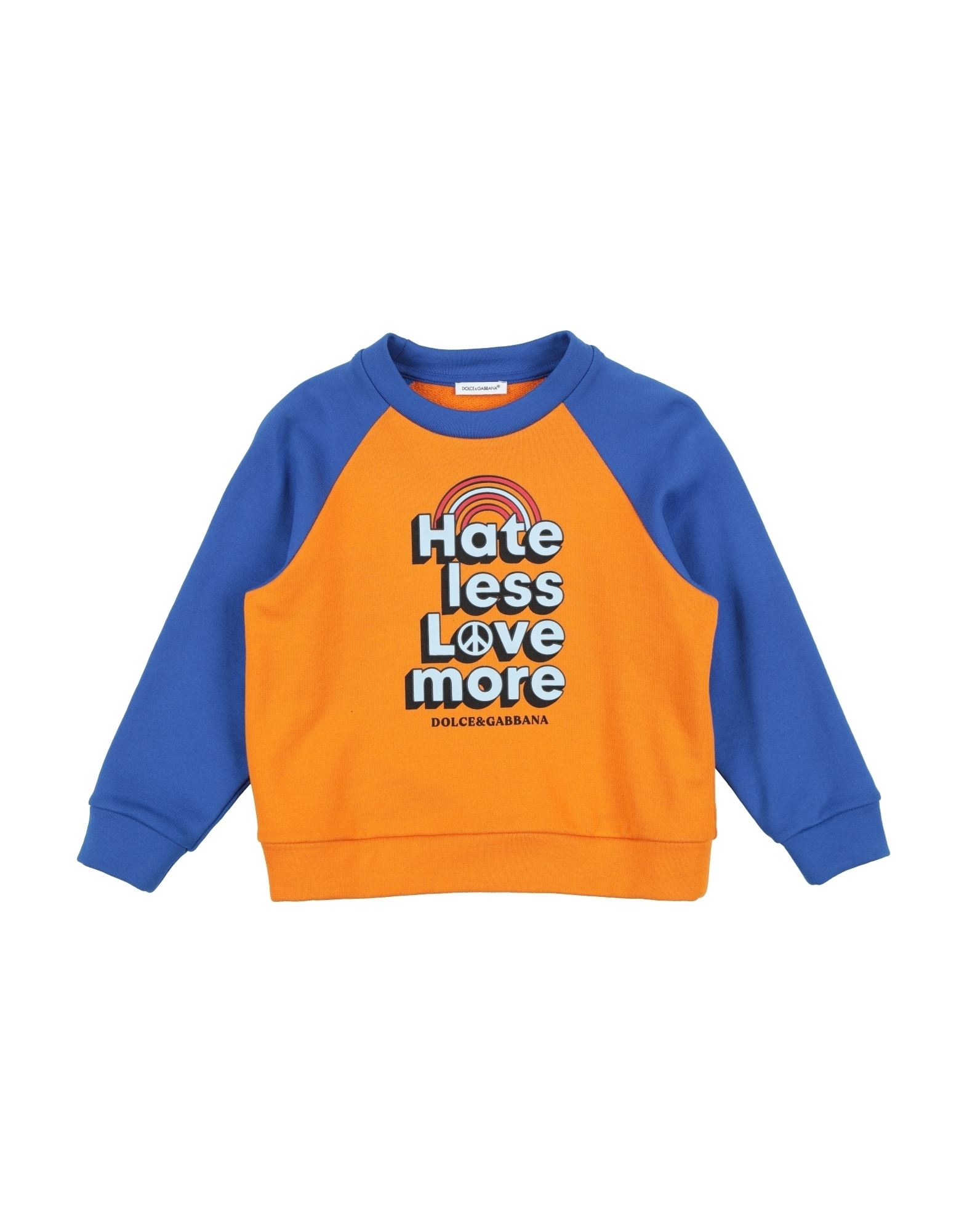 DOLCE&GABBANA Sweatshirt Kinder Orange von DOLCE&GABBANA