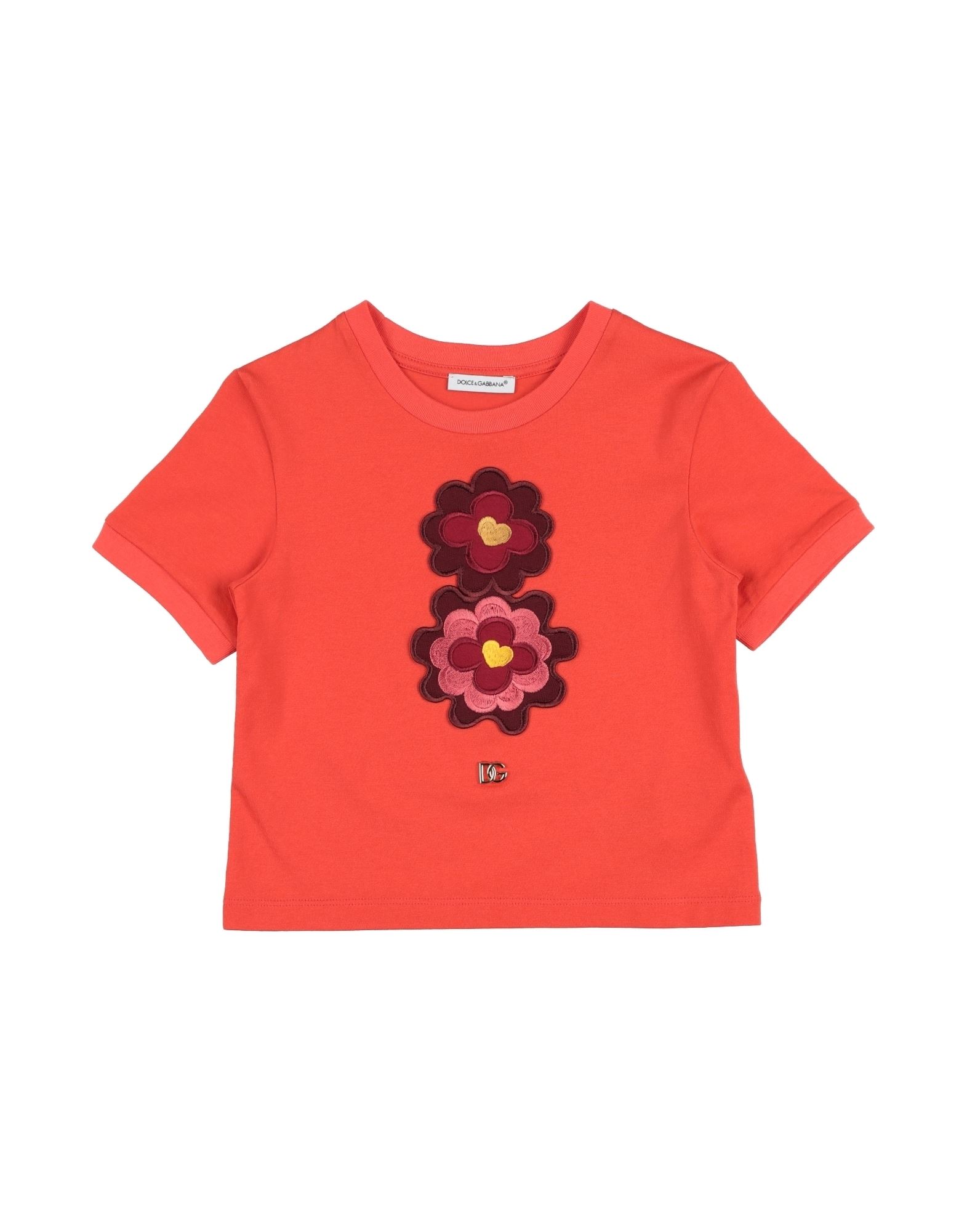 DOLCE&GABBANA T-shirts Kinder Orange von DOLCE&GABBANA