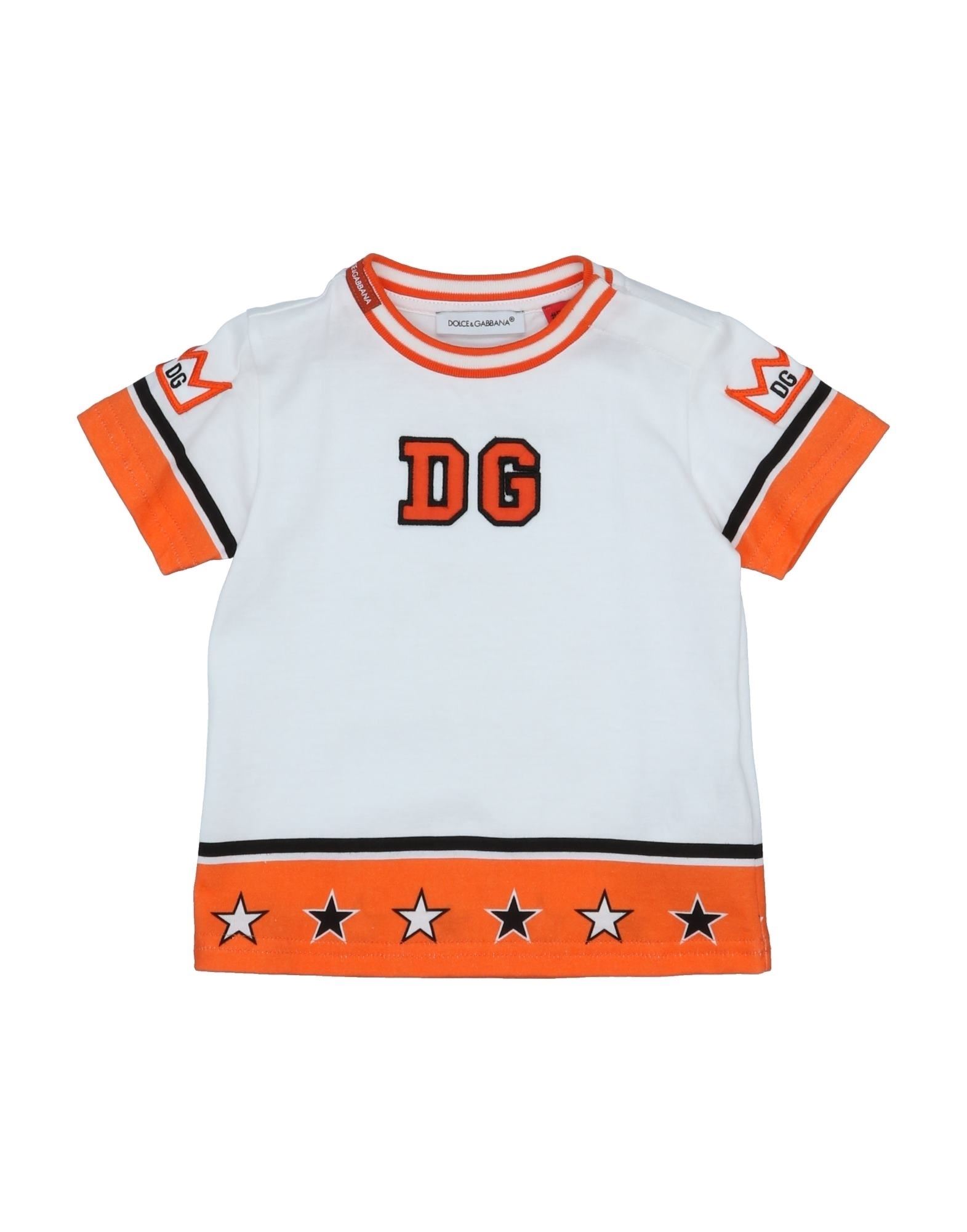 DOLCE&GABBANA T-shirts Kinder Orange von DOLCE&GABBANA