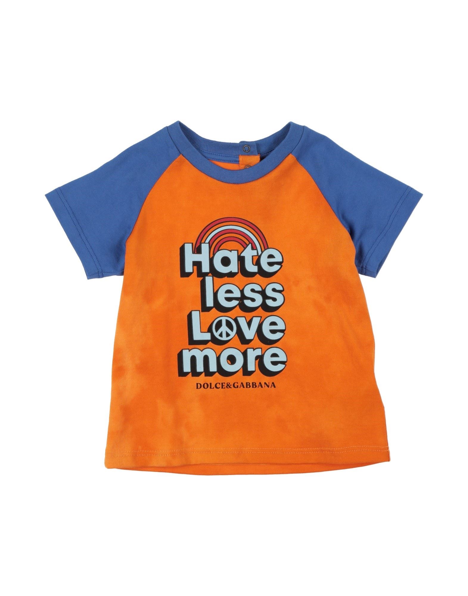 DOLCE&GABBANA T-shirts Kinder Orange von DOLCE&GABBANA