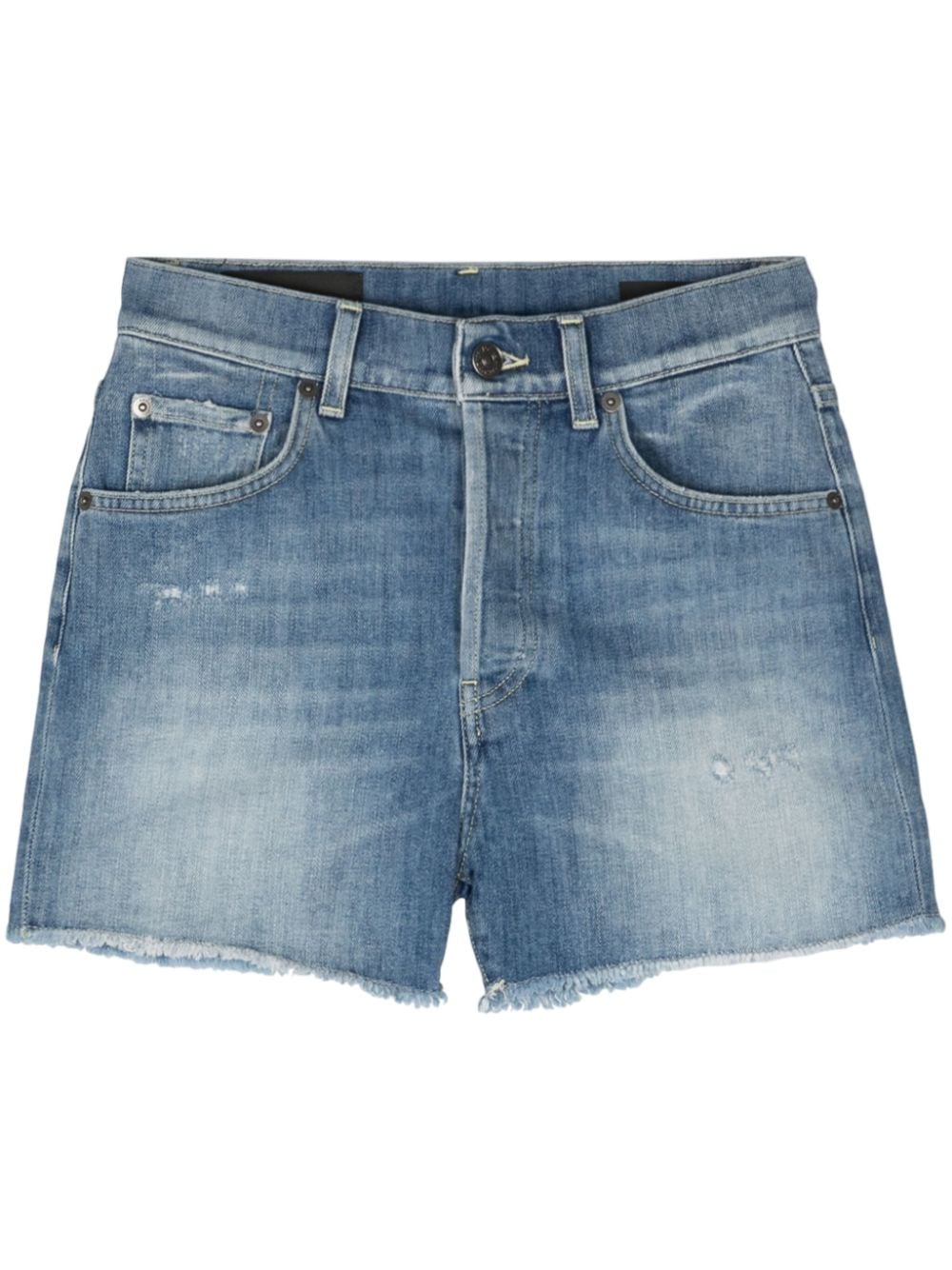 DONDUP Ausgefranste Stella Jeans-Shorts - Blau von DONDUP