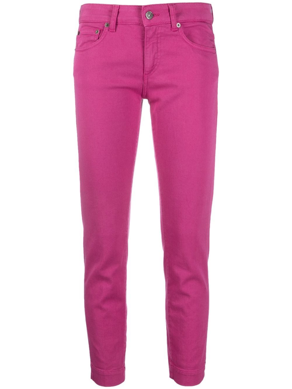 DONDUP Schmale Cropped-Jeans - Rosa von DONDUP