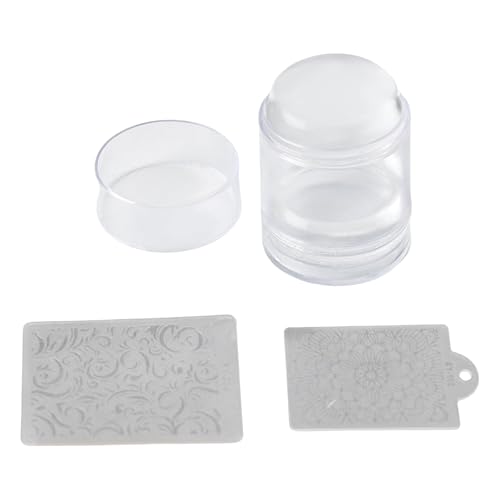 Gelee-Nagel-Stempel, Nagelschaber, Silikon-Nägel, Kunststempel, Nägel, Stempel-Kits, Nägel, Kunst-Werkzeuge, Nägel, Salon, Heimkunst-Stempel mit Schaber Gelee-Nagel-Stempel, Nagelschaber, Silikon-Nägel, Kunststempel, Nägel, Stempel-Kits, Nägel, Kunst-Werkzeuge, Nägel, Salon, Heimkunst-Stempel mit Schaber von DOSERTY