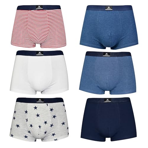 DOUBLE M, 6er-Pack Jungen Boxershorts Baumwolle, weiche und atmungsaktive Unterwäsche, sortierte Unterhosen für Jungen, Unterwäsche für Jungen, verschiedene Farben, Jungengrößen 2-4 Jahre DOUBLE M, 6er-Pack Jungen Boxershorts Baumwolle, weiche und atmungsaktive Unterwäsche, sortierte Unterhosen für Jungen, Unterwäsche für Jungen, verschiedene Farben, Jungengrößen 2-4 Jahre von DOUBLE M