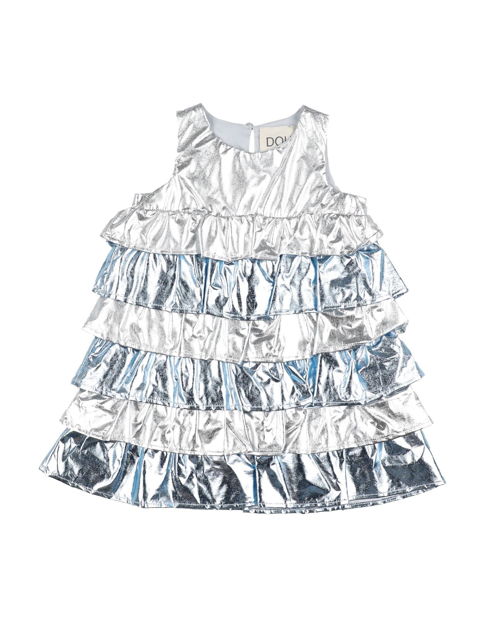 DOUUOD Babykleid Kinder Silber von DOUUOD