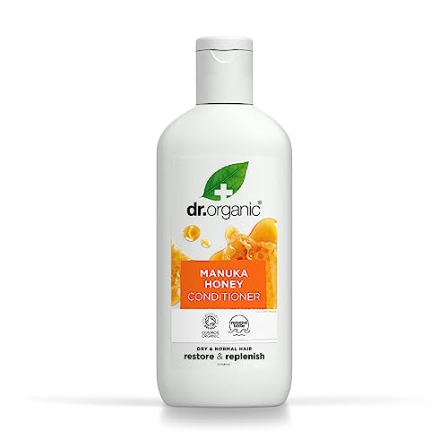 Dr Organic Manuka-Honig Conditioner, Wiederherstellend, Trockenes Haar, Für Männer und Frauen, Natürlich, Vegetarisch, Tierversuchsfrei, Paraben- & SLS-frei, Zertifiziert Bio, 265ml von Dr.Organic