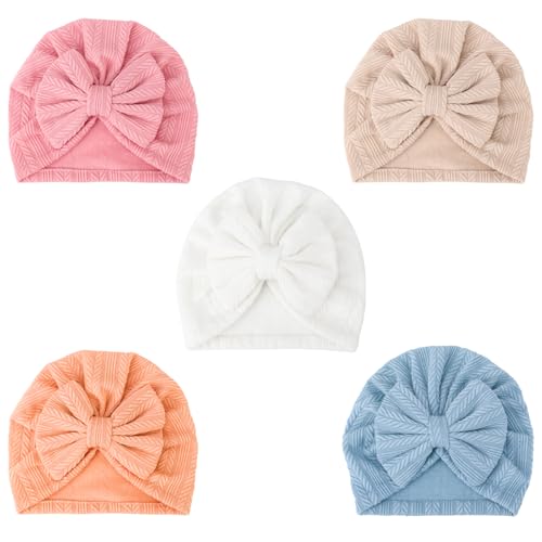 DRESHOW Babymütze Baby Turban Mütze Brötchen Knoten Kleinkinder Infant Beanie Baby Mädchen Jungen Weiche Kleinkind Mütze 5 Stück DRESHOW Babymütze Baby Turban Mütze Brötchen Knoten Kleinkinder Infant Beanie Baby Mädchen Jungen Weiche Kleinkind Mütze 5 Stück von DRESHOW