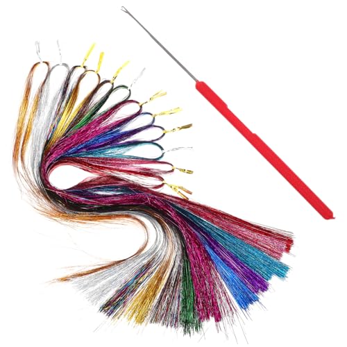 DRESSOOS 1satz Hairpiece Für Mädchen Farbiges Kunsthaar Häkelnadel Für Partys Festivals Halloween Und Kreative Styles Hochwertiges Zubehör Für Haarverlängerung Und Haarschmuck DRESSOOS 1satz Hairpiece Für Mädchen Farbiges Kunsthaar Häkelnadel Für Partys Festivals Halloween Und Kreative Styles Hochwertiges Zubehör Für Haarverlängerung Und Haarschmuck von DRESSOOS