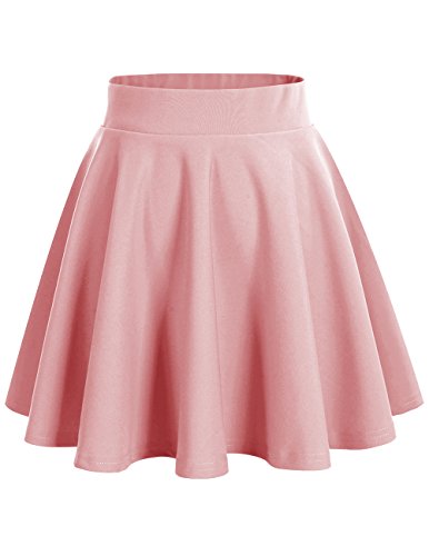 DRESSTELLS Rock Damen Kurz Sommer Rosa Skater Rock Minirock High Waist Faltenrock Tennisrock Knielang Femboy Skirt Blush XL DRESSTELLS Rock Damen Kurz Sommer Rosa Skater Rock Minirock High Waist Faltenrock Tennisrock Knielang Femboy Skirt Blush XL von DRESSTELLS