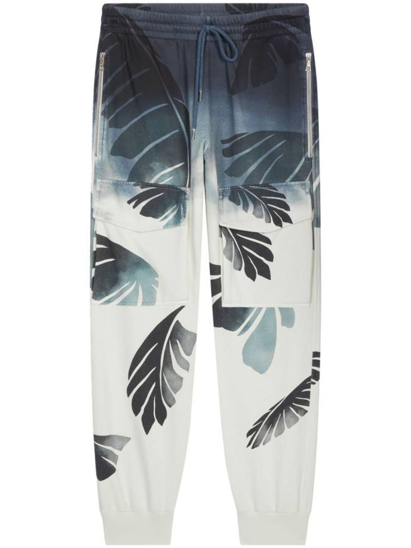 DRIES VAN NOTEN Hose mit Palmen-Print - Blau von DRIES VAN NOTEN