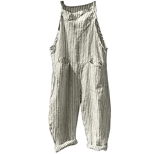 DRILEND Latzhose,Festliche Hosenanzüge Damen Toten Hosen 40 Jahre Cd Heiße Insgesamt Dame Sportswear-Hosen Für Damen Cargohose Im Winter Hosenanzug Brautmutter Jumpsuit Damen Kuschelig War（1-Grün，M） von DRILEND