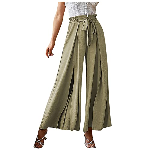 Damen Hose,Yoga-Hosen FüR Damen Vaude Arbeitskleidung FüR Frauen Raffaello Rossi Hosen Damen Lange Hosen Damen Sommer Jeans Hosen Damen Cargo Sommer Jumpsuit Hose Damen Body（GrüN-1，L） von DRILEND