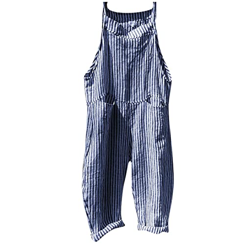 Latzhosen,Hosen Damen Cargohosen Softshellhosen Vanilia Hose Hosenanzug Zweiteiler Damen Business Hosen Lange Hosen Damen 110 Hosen Aufhänger Toten Hosen Ballast Der Republik Die T（1-Blau，5XL） von DRILEND