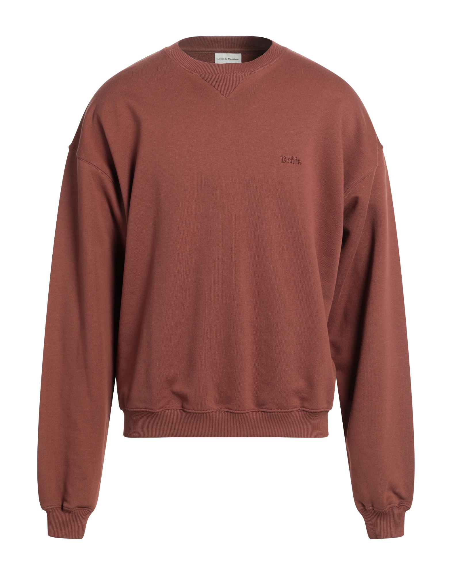 DRÔLE DE MONSIEUR Sweatshirt Herren Braun von DRÔLE DE MONSIEUR