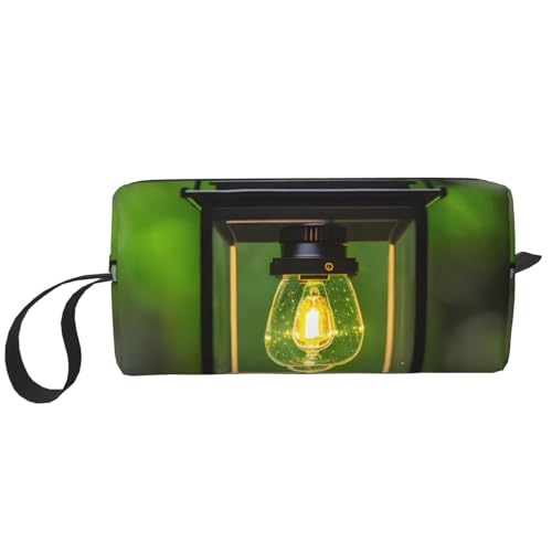 DRTGEDS Firefly und Laterne Kosmetiktasche für Damen, kleine Make-up-Tasche für Geldbörse, Make-up-Tasche, Reise-Make-up-Tasche mit Reißverschluss, Glühwürmchen und Laterne, Einheitsgröße von DRTGEDS