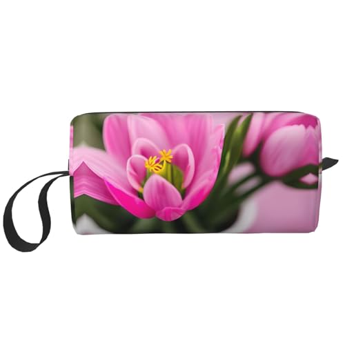 DRTGEDS Kosmetiktasche für Damen, Motiv: Spring Is In The Air, kleine Make-up-Tasche für Geldbörse, Make-up-Tasche, Reise-Make-up-Tasche mit Reißverschluss, Frühling liegt in der Luft, Einheitsgröße von DRTGEDS