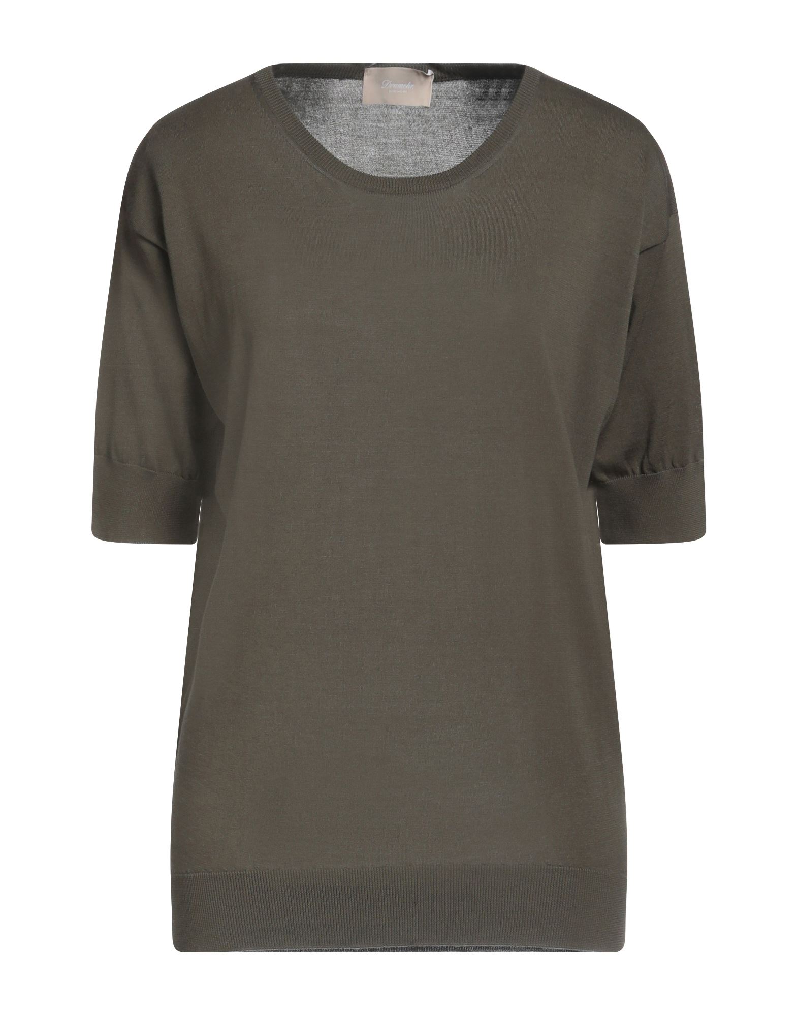 DRUMOHR Pullover Damen Militärgrün von DRUMOHR