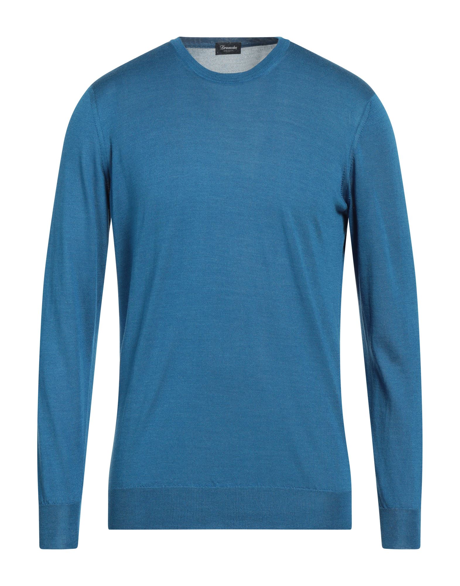 DRUMOHR Pullover Herren Blau von DRUMOHR