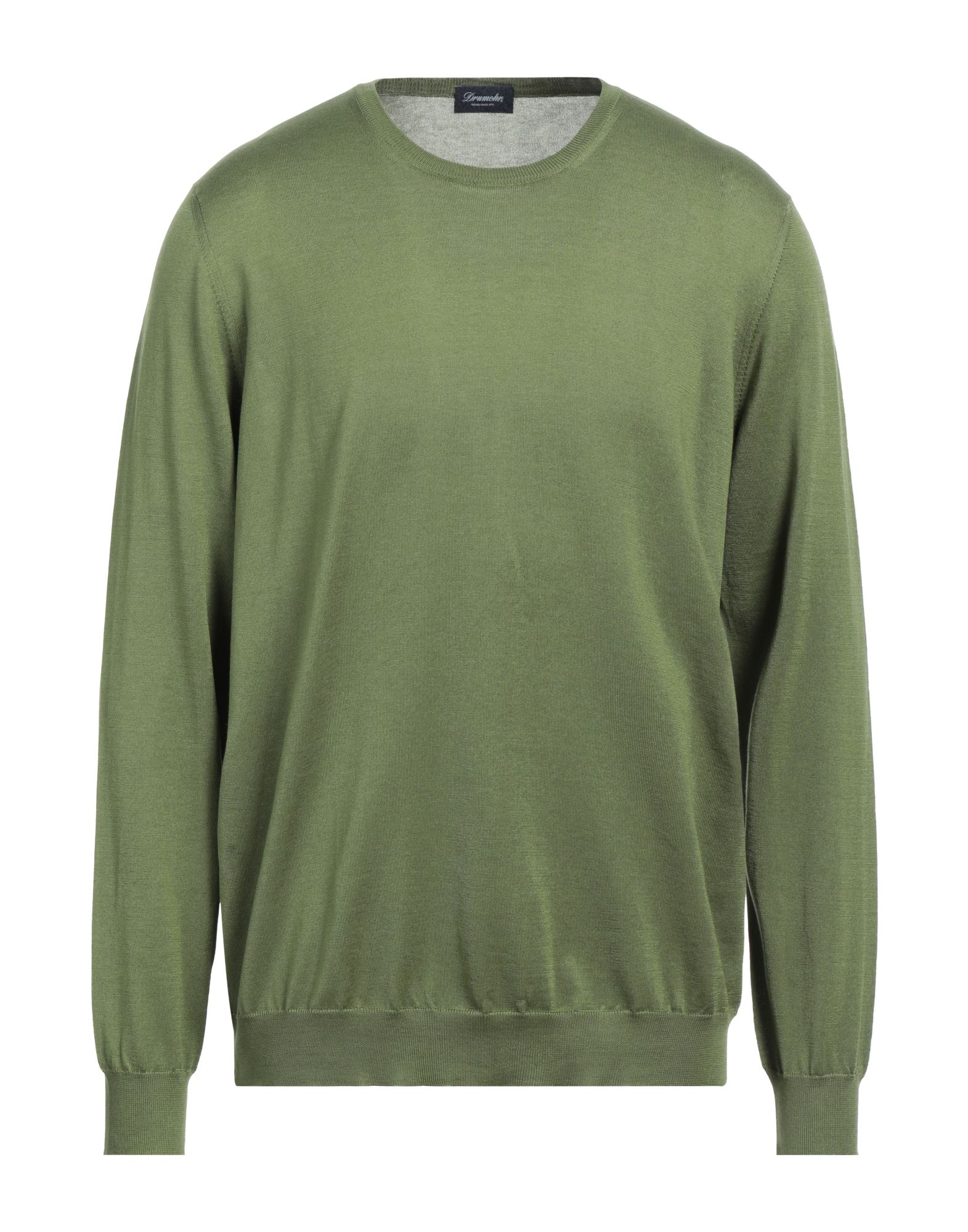 DRUMOHR Pullover Herren Militärgrün von DRUMOHR