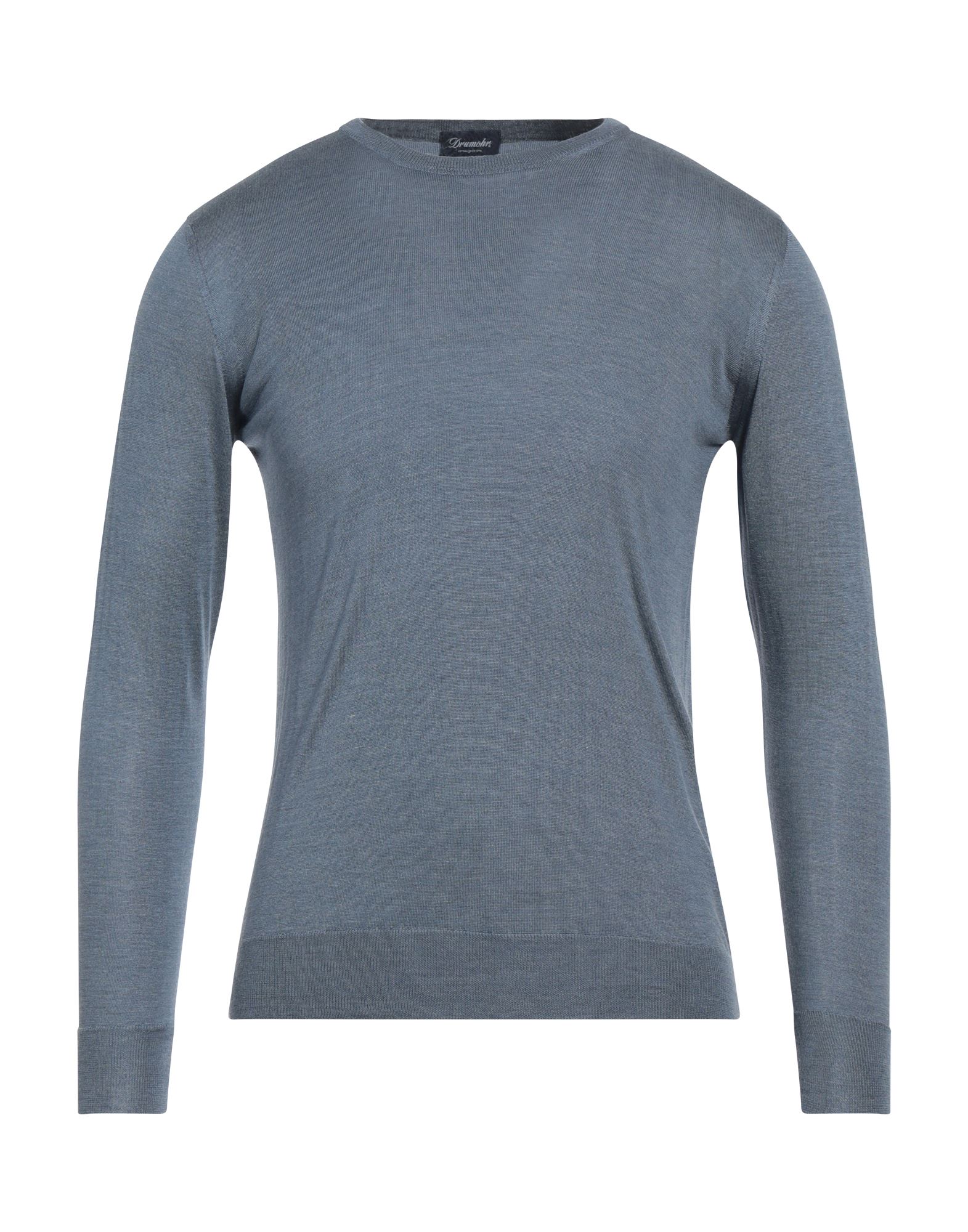 DRUMOHR Pullover Herren Taubenblau von DRUMOHR