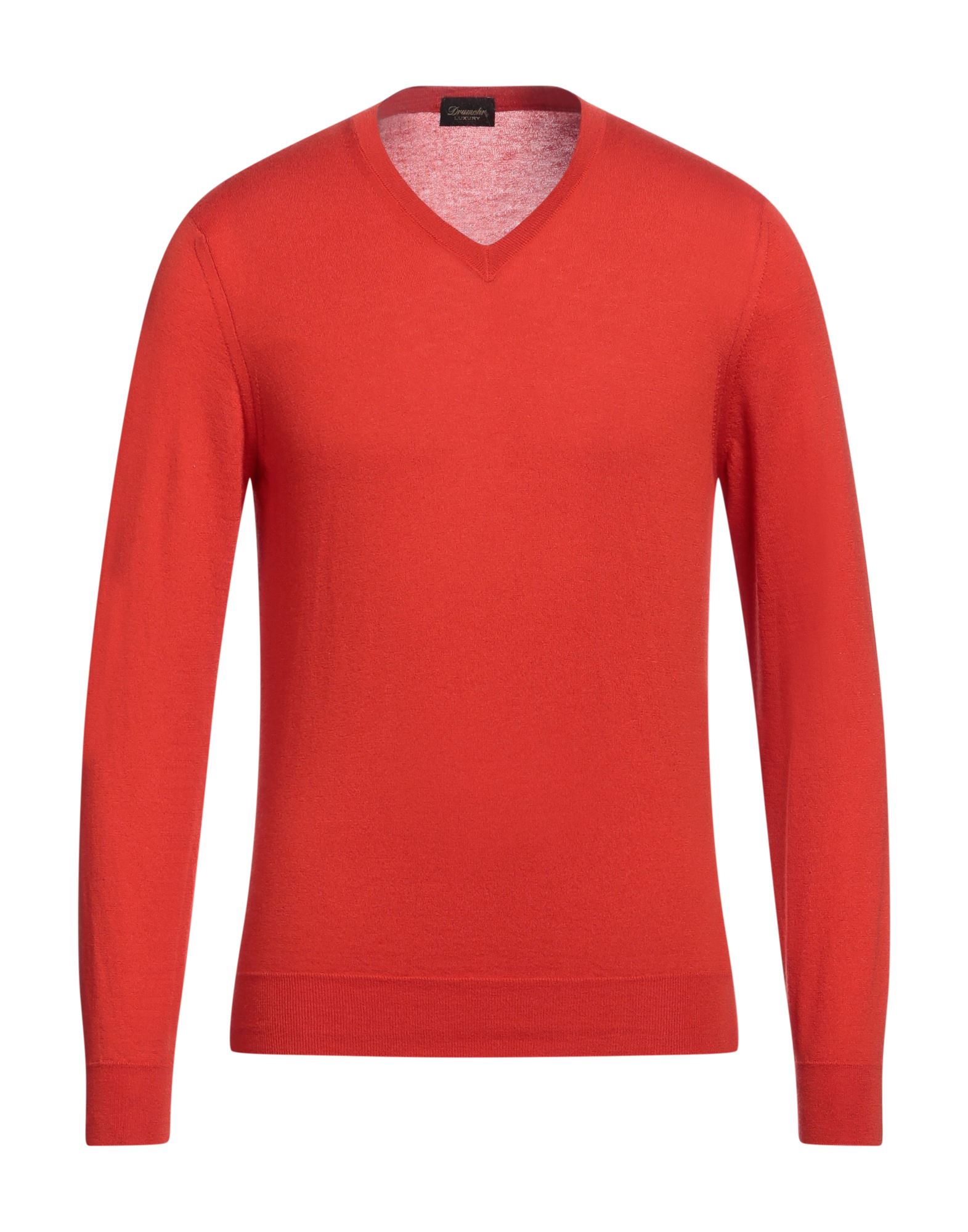 DRUMOHR Pullover Herren Tomatenrot von DRUMOHR