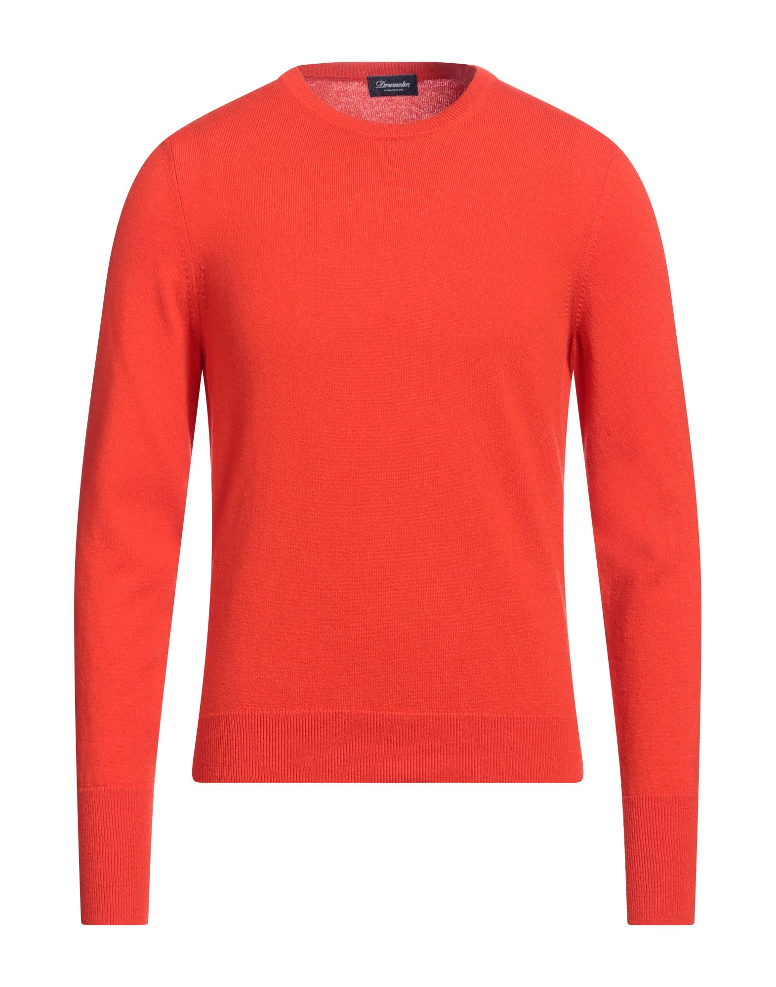 DRUMOHR Pullover Herren Tomatenrot von DRUMOHR