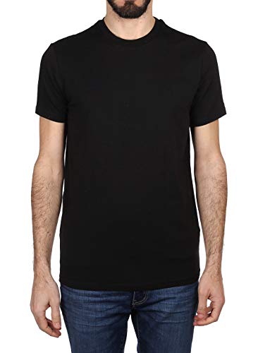 DSQUARED2 Herren Crew Neck T-Shirt, 2er Pack, Schwarz, L von DSQUARED2