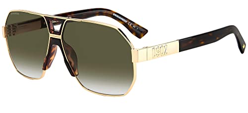 Dsquared Unisex D2 0028/s Sunglasses, 06J/9K Gold Havana, 63 von DSQUARED2