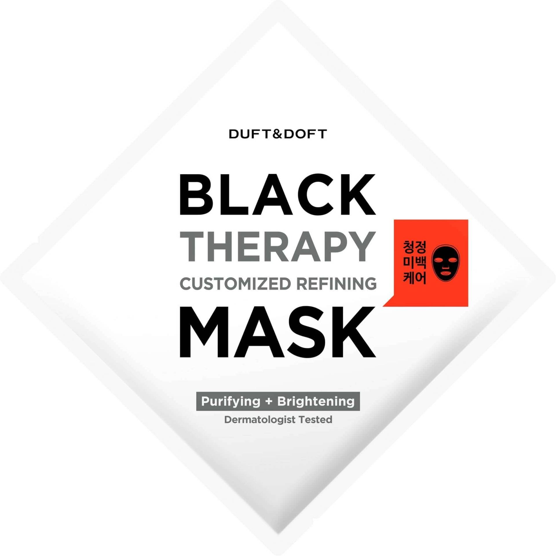 DUFT & DOFT Gesichtsmaske Black Therapy Customized Refining Mask 38 ml von DUFT & DOFT