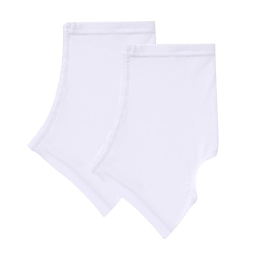 DUHGBNE Elastische Fußballgamaschen, 1 Paar Fußballstollenüberzüge, rutschfeste Fußballgamaschen Polierschuhe Fahrrad Schuhe 43 Herren (White, One Size) von DUHGBNE