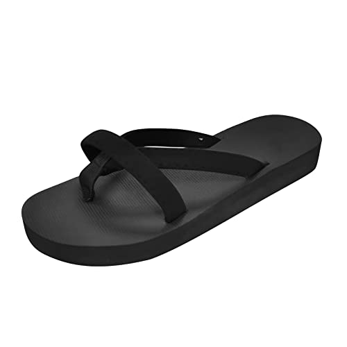 DUHGBNE Frauen Schuhe Mode Hausschuhe Flache Offene Spitze Pailletten Hausschuhe Sommer Lässige Mode Sandalen Badezimmer Hausschuhe Fahrrad Schuhe Damen (Black, 42) von DUHGBNE