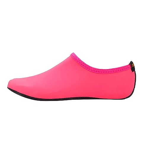 DUHGBNE Frauen Socken Barfuß Haut Wasser Schuhe für Männer Strand Yoga Übung Damenschuhe Sandaletten (Red, 41) von DUHGBNE