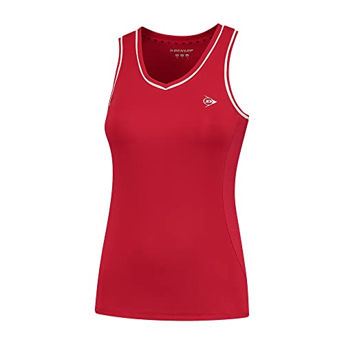 DUNLOP Sports Damen Club Women's Tank Top Tennis Shirt, Rot, M EU DUNLOP Sports Damen Club Women's Tank Top Tennis Shirt, Rot, M EU von DUNLOP