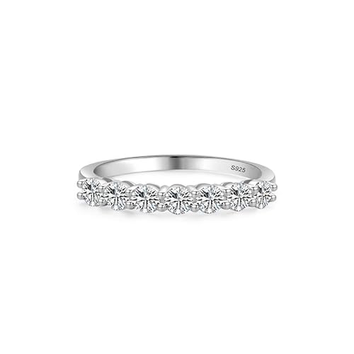 DUOMIYX Rings Frauen Farbig Kristalleinlay 925 Silberring Eleganter Versprechen Ring-Silber C-7 DUOMIYX Rings Frauen Farbig Kristalleinlay 925 Silberring Eleganter Versprechen Ring-Silber C-7 von DUOMIYX