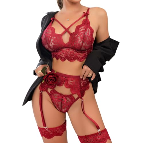 DURINM Damen Sexy Body Dessous Body Damen Sexy Spitze Unterwäsche Damen Dessous Transparent Negligee Damen Sexy Erotische Bodysuit DURINM Damen Sexy Body Dessous Body Damen Sexy Spitze Unterwäsche Damen Dessous Transparent Negligee Damen Sexy Erotische Bodysuit von DURINM