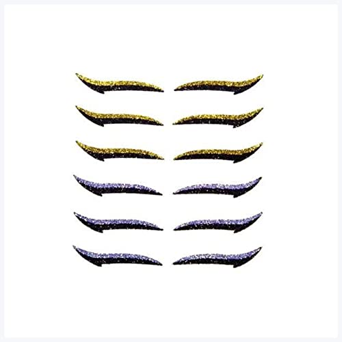 Doppel augenlid aufkleber Wiederverwendbare Eyeliner Aufkleber Wasserdichte Eyeliner Aufkleber Make-up Eyeliner Lidschatten Gesicht Aufkleber Katze Augen Makeup Eye Aufkleber Eyeliner aufkleber (Size von DUnLap