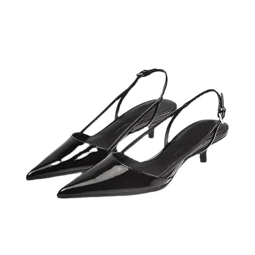 Spitze High Heels for Damen, sexy, spitze, flache, rückenfreie High Heels, Einzelschuhe fürs Büro, for Pendeln, lässige und bequeme High Heels for formelle Anlässe, geeignet for Tragen an verschiedene Spitze High Heels for Damen, sexy, spitze, flache, rückenfreie High Heels, Einzelschuhe fürs Büro, for Pendeln, lässige und bequeme High Heels for formelle Anlässe, geeignet for Tragen an verschiedene von DVERFSWEV-GH