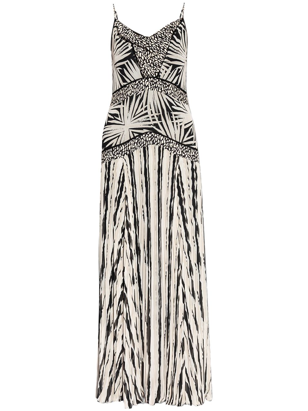 DVF Diane von Furstenberg Maxikleid mit geometrischem Print - Weiß von DVF Diane von Furstenberg