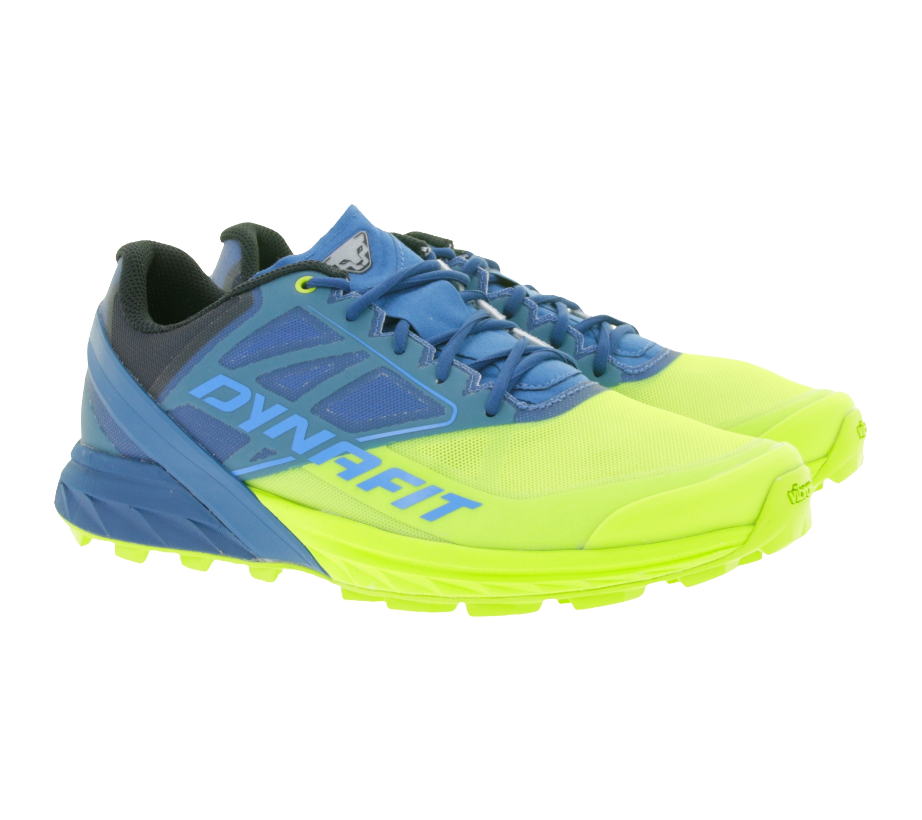 DYNAFIT Alpine Herren Trekking-Laufschuhe mit Ortholite und Vibram Megagrip Sohle Sport-Schuhe Sneaker 64064 8836 Blau/Grün von DYNAFIT