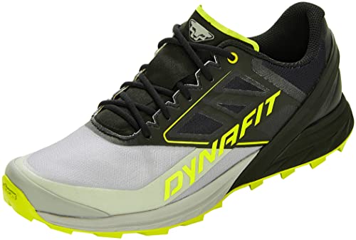 DYNAFIT M Alpine Colorblock-Schwarz-Weiß - Dämpfender Leichter Herren Trailrunning Schuh, Größe EU 42.5 - Farbe Alloy - von DYNAFIT