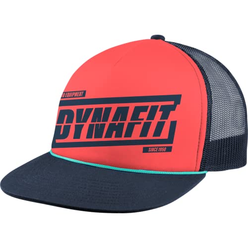 Dynafit Unisex Graphic Trucker Cap, Hot Coral/3010 Tabloid, Einheitsgröße von DYNAFIT