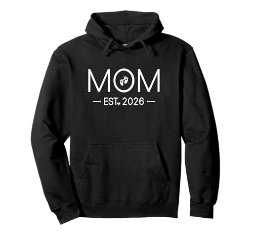 Mama Est 2026 Neue Mutter passt zur werdenden Schwangeren 2026 Pullover Hoodie Mama Est 2026 Neue Mutter passt zur werdenden Schwangeren 2026 Pullover Hoodie von Dad Mom 2026 Matching Couple Gifts Mom and Dad