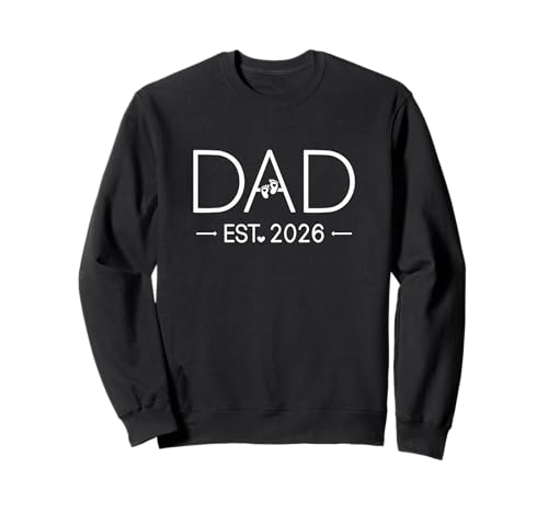 Papa Est 2026 Neuer Papa Mama Passender Vater 2026 Sweatshirt Papa Est 2026 Neuer Papa Mama Passender Vater 2026 Sweatshirt von Dad Mom 2026 Matching Couple Gifts Mom and Dad