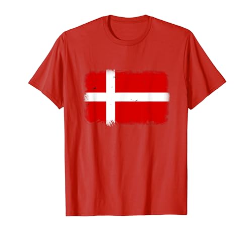 Dänemark Flagge Herren Danmark Damen Dänen Kinder Denmark T-Shirt von Dänemark Deko Frauen Königreich Dänemark Männer