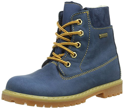 Däumling Unisex-Kinder Timmy St-Andi-Aspen Kurzschaft Stiefel, Blau (Denver Jeans), 33 EU von Däumling