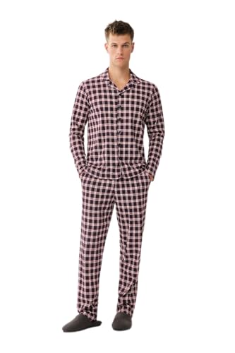 Dagi Men's Cotton Pyjama, Navy, 2XL Pajama Set, XXL von Dagi