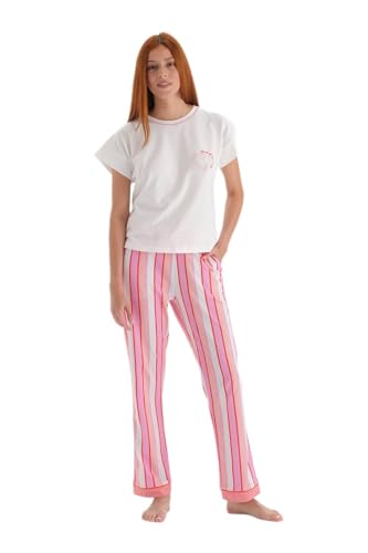 Dagi Women's Cotton Pyjama, White, M Pajama Set, 38 von Dagi